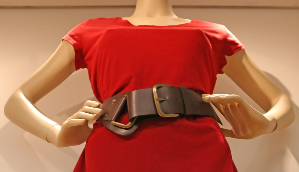 clothes in display